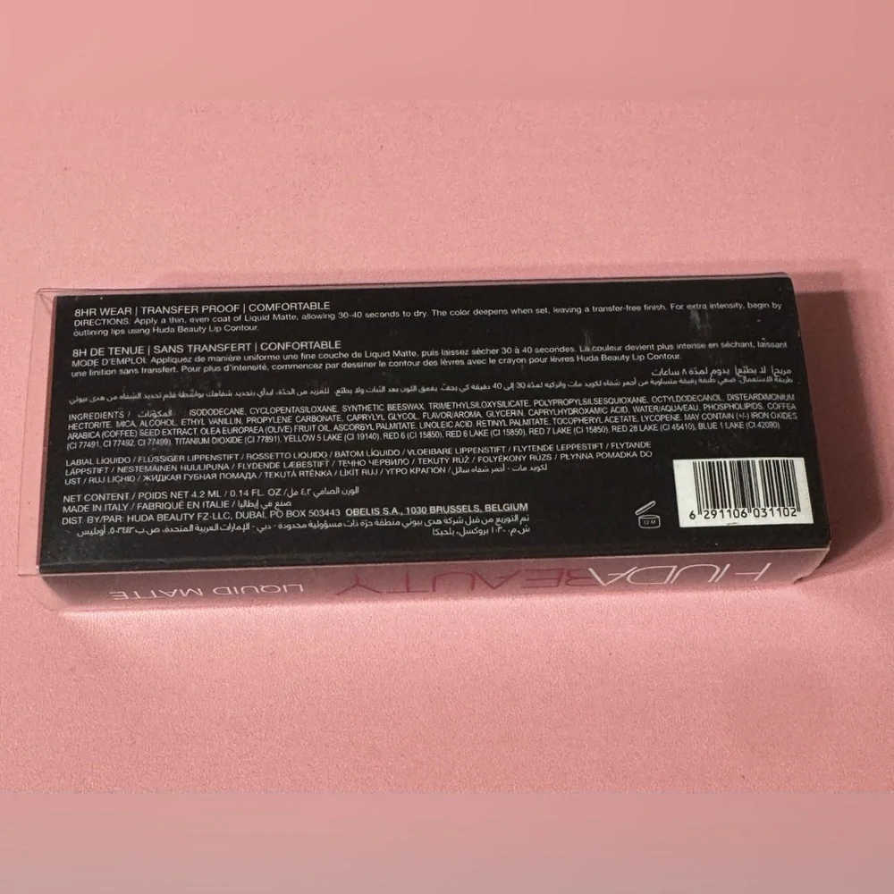 HUDA BEAUTY Liquid Matte Lipstick - Shade Girlfriend 4.2ML/0.14FL OZ